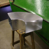 Picture of custom sheet metal